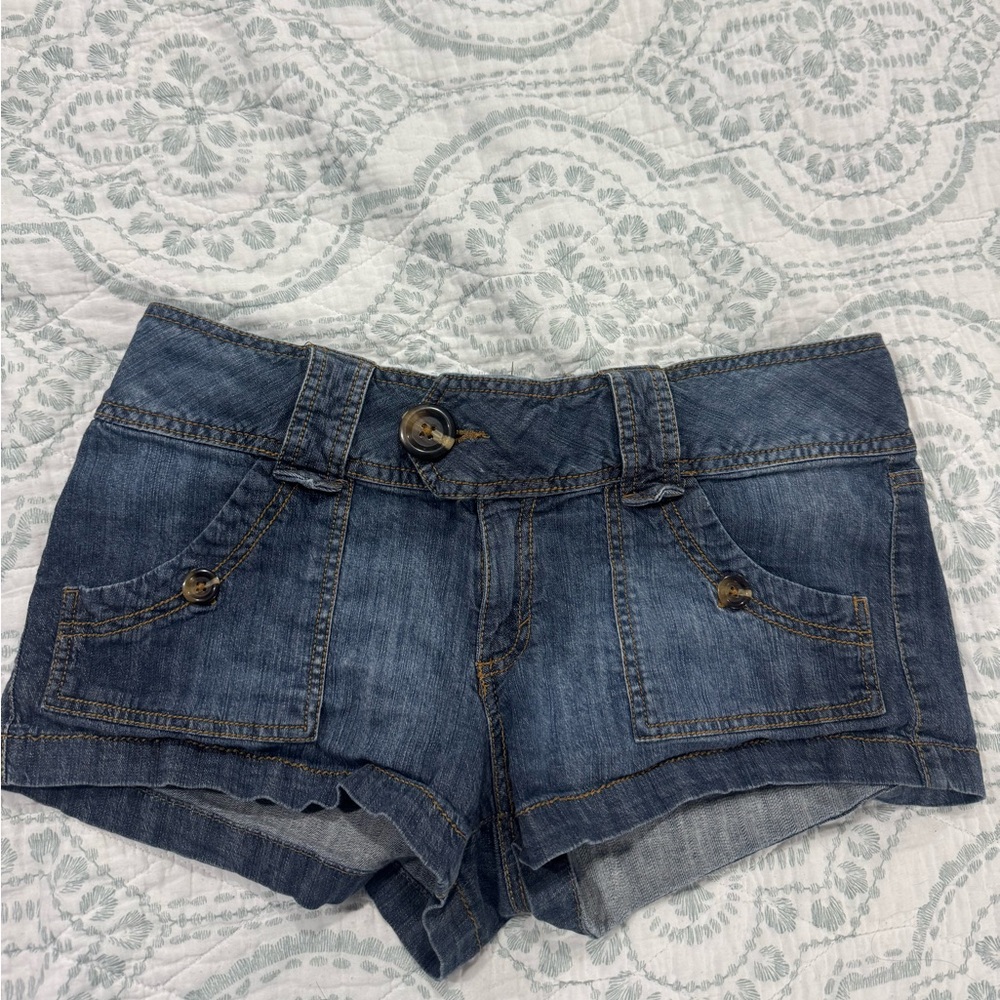 OP Dark Blue Jean Shorts for Women